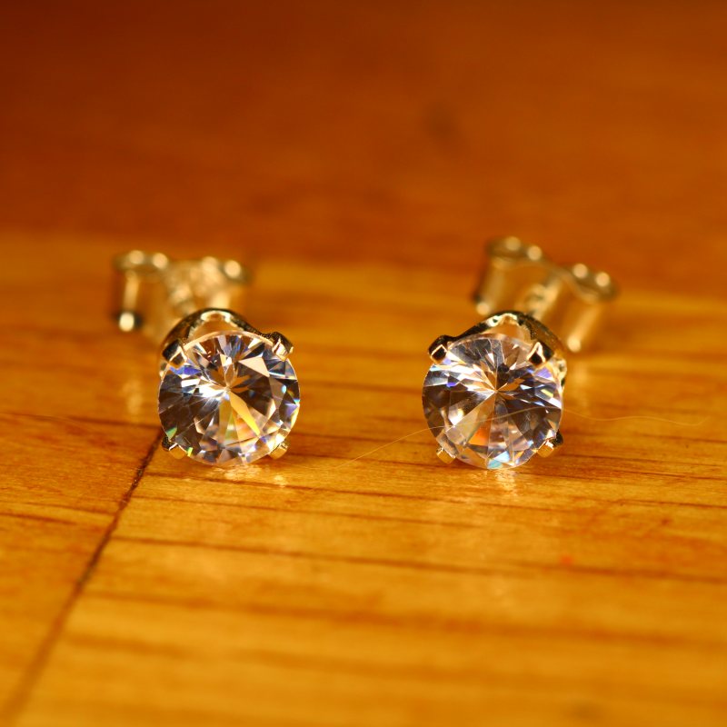 Boucles d'oreilles en zircon